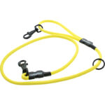 LAISSE CANIHUNT XTREME TRAQUEUR RONDE 120 CM PVC DIAMETRE 10 mm JAUNE C22P01